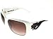 JOHN RICHMOND SUNGLASSES DESIGNER FASHION AUTHENTIC WOMENS WHITE| BROWN BRONZA SWAROVSKI FRAME|ROVIEX LENS JR674 03