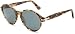 Persol Mens 0PO2988S 929/4N Round Sunglasses,Spotted Brown Frame/Blue Lens,57