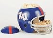 Kansas Jayhawks Snack Helmet - College Athletics Sports Merchandise