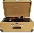 Crosley CR49 Traveler Portable Turntable, Tweed
