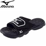 Mizuno Mens Runbird Slides G5 Black/Silver 6