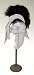 Medieval Helmet "THE GLADIATOR with BLACK PLUME" Knight Armor