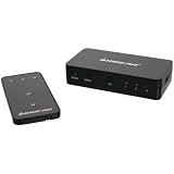 IOGEAR GHDSW3 3-Port HDMI Switcher with Remote (Black)