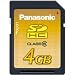 PC Hardware : Panasonic 4GB SD High Capacity Memory Card Class 6