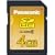 Panasonic 4GB SD High Capacity Memory Card Class 6