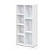 Furinno 7-Cube Reversible Open Shelf, White 11048WH
