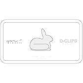 ディークリップス ウサギ柄