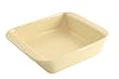 Chantal Pure 2-Quart Square Baking Pan, Clear Light Vanilla