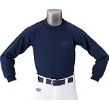 ＜ジュニア用長袖アンダーシャツ＞RAWLINGS Tネック BRD839