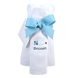Boys Personalized Burp Cloth Gift Set