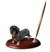 Dachshund Dog Desk Set - Wire Haired