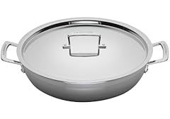 Le Creuset Tri-Ply Stainless Steel 5-Quart Covered Braiser 