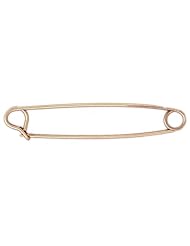 14K Yellow Gold Safety Pin Pendants
