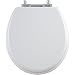 Tools & Hardware : Mayfair 86CP 000 NextStep Built-in Potty Seat with Non-Tarnish Chrome Hinges, Round, White