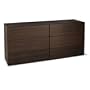 Aurora Chocolate Double Dresser by TemaHome - MOTIF Modern Living