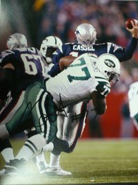 Signed Jenkins, Kris (New York Jets) 11x14 Photo Photo