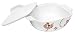 Corelle Coordinates 1 1/2 quart Square Round Casserole with Ceramic Cover, Pretty Pink.
