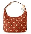 Dooney Bourke Crossword Signature Bucket Bag Cherry