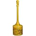 Eagle 1205 Galvanized Steel Poly Tube Cigarette Butt Receptacle, 5 Gallon Capacity