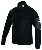 Robinson Outdoor Products S3 Arctic Baselayer Shirt Black 2x Pullover Style With 1/4 Zip Front