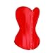 Corset Buy Simple Red Satin Overbust Corset 
