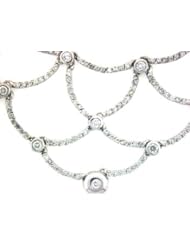 14k WHITE GOLD WOMENS NECKLACE LN-1902 DIAMOND 4.55CT TW
