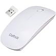 Daffodil WMS500W 2.4GHz Nano Wireless Mouse with Easily Adjustable DPI, powered by 2xAAA Batteries (Included) - White