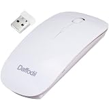 Daffodil WMS500W 2.4GHz Nano Wireless Mouse with Easily Adjustable DPI, powered by 2xAAA Batteries (Included) - White