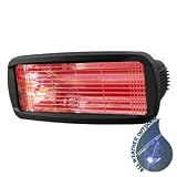 Black - Tansun Algarve 2kW Quartz Heater