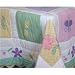 Spring Meadow- Twin Quilt with Pillow Sham