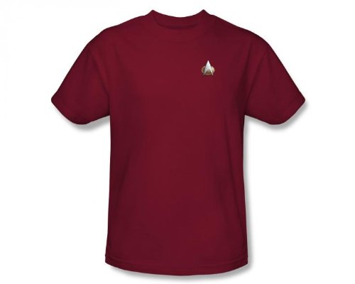  Star Trek Next Generation Command Emblem Uniform Costume Sci Fi TV Show T-Shirt Tee