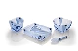 Fozzils Solo 4-Piece ThinkFLAT Travelware Set, Blue