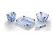 Fozzils Solo 4-Piece ThinkFLAT Travelware Set, Blue