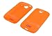 SF Planet® HTC Google Nexus One 1 Slim Fit Soft Rubber Silicone Skin Case - Orange
