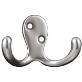 Brainerd #69275 Nickle Double Prong Robe Hook