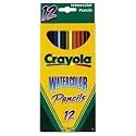 BINNEY & SMITH / CRAYOLA Watercolor Woodcase Pencils, 3.3 mm, 12 Assorted Colors/set