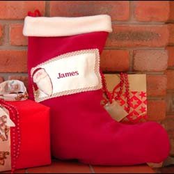Childrens Toyshop  Toys : Luxury Personalised Christmas Stocking