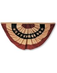 Lawn & Patio: Patriotic Tea Stained Bunting - Darice