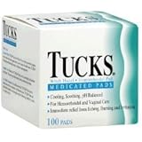 Tucks Medicated Pads / Witch Hazel Hemorrhoidal Medicated Pads 100 Count