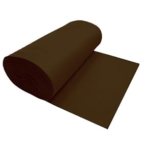Viscose Felt Dark Brown 72 Inches Wide X 1 Yard Long