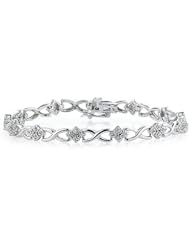 1/4 Carat Diamond Bracelet in 14K White Gold