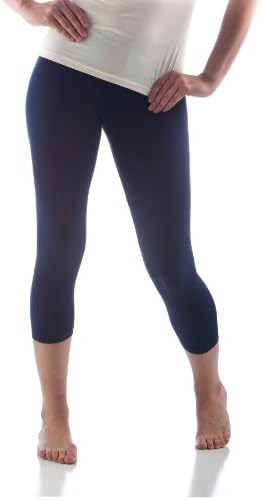 BambooDreams Cropped Leggings Medium Navy