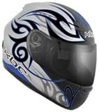 KBC VR1X TRIBAL BLUE_BLACK MOTORCYCLE Full-Face-Helmet