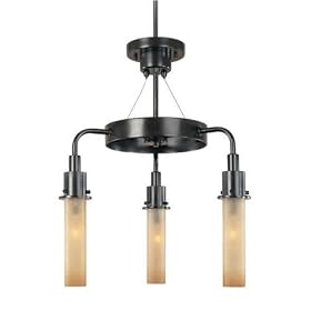 World Imports 7824-88 Luray 3 light down chandlier, Oil Rubbed Bronze by World Imports