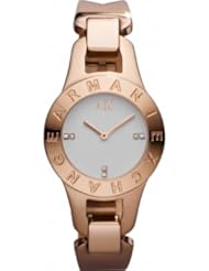 Armani Exchange AX4091 Ladies White Rose Gold Lilly Smart Watch