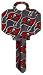 Tampa Bay Buccaneers Schlage SC1 House Key