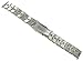 16-20mm Timex Adjustable Silver and Gold Tone Deployment Buckle Stainless Steel Watch Band 309 TX767T