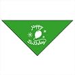 Perfect Petzzz Special Occasion Bandana Happy Birthday - Green