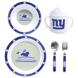 New York Giants NFL Childrens 5 Piece Dinner Set by DUCK HOUSE