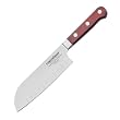 LamsonSharp 7-Inch Forged Kullenschliff Santoku Knife